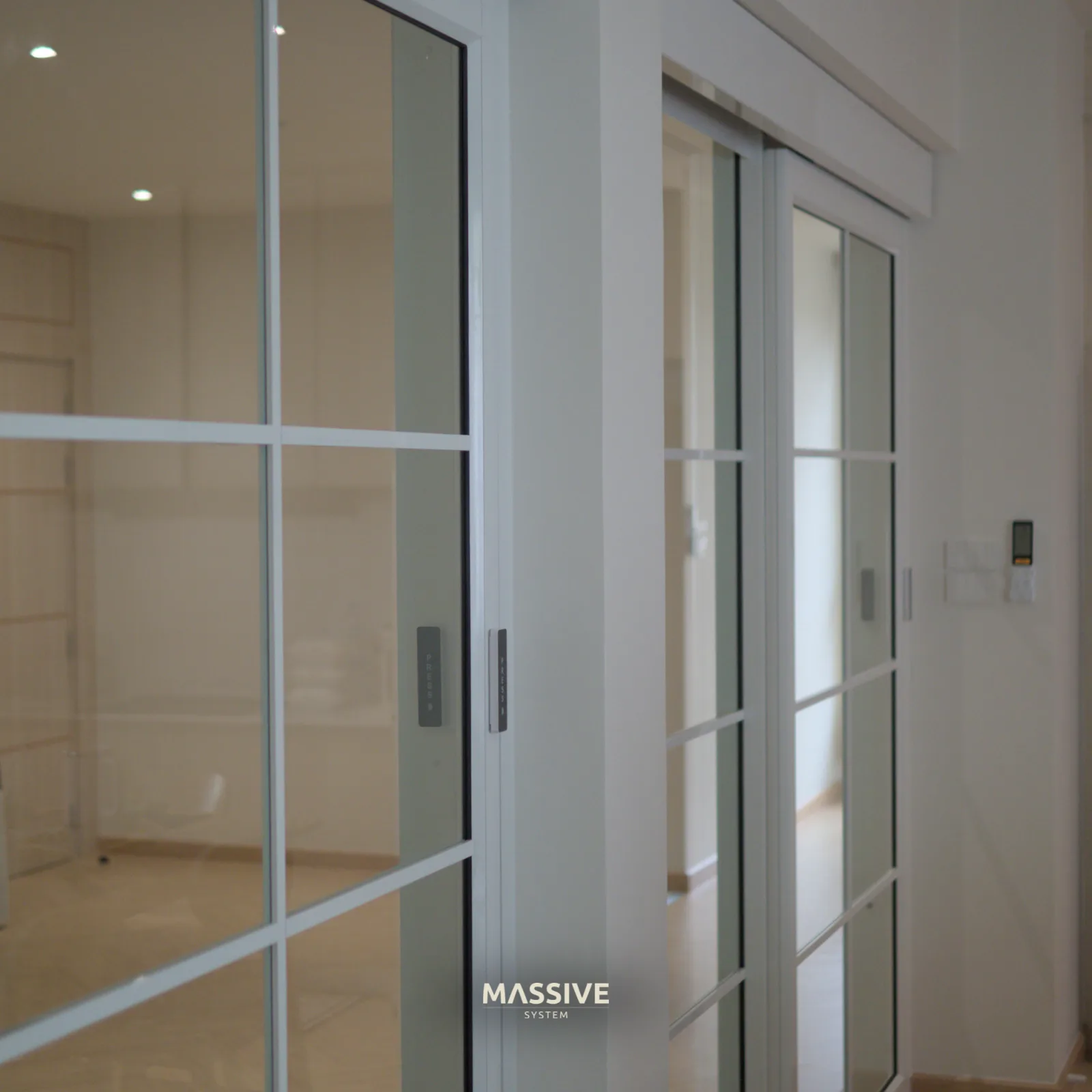 ประตูอัตโนมัติ Auto Door พร้อม Access Control